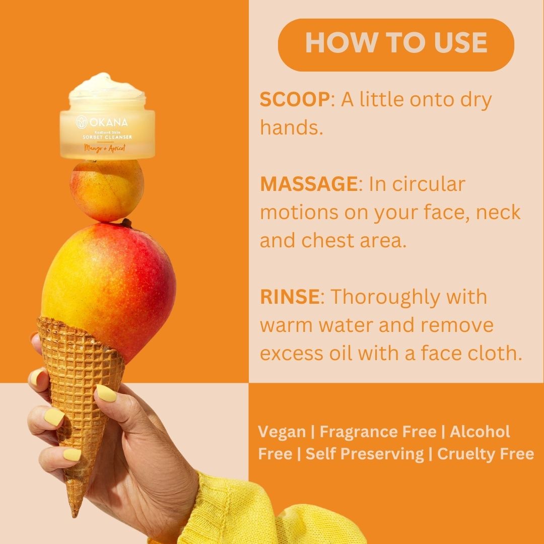 MANGO + APRICOT Sorbet Cleanser